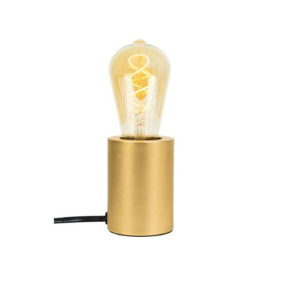 Lampe a poser E27 dore effet metal Palladium 220-240V IP20 70x96mm