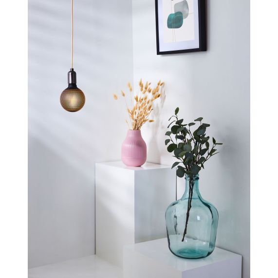 Globe G125 E27 Noire Pointilles Graphique 2W 50lm 2700K dim