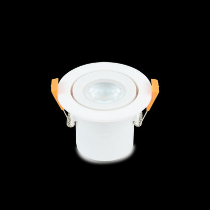 Spot LED Orientable plast D87mm H65mm IP65 6W 4000K 600lm dim Class II