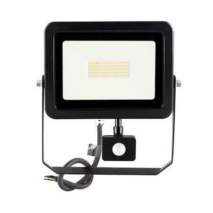 Yonna II - Projecteur LED 50W 3000K 4750lm 110° IP44 noir PIR