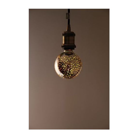 Globe G95 LED Cosmos 3D 4W E27 non Dim. - Argent