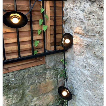 FS ECOWATTS - GUIRLANDE LUMINEUSE EXTERIEURE NOIRE 5M DOUILLE E27 X5 3