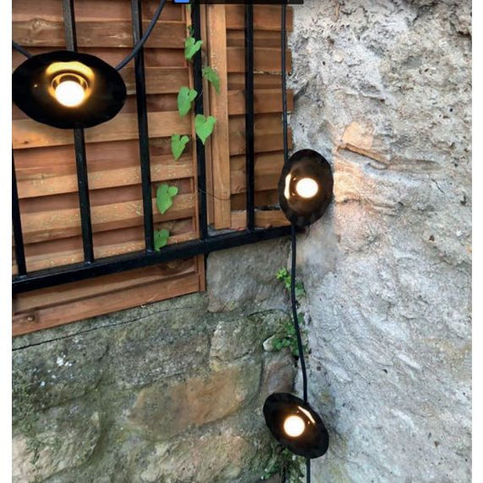 FS ECOWATTS - GUIRLANDE LUMINEUSE EXTERIEURE NOIRE 5M DOUILLE E27 X5 3