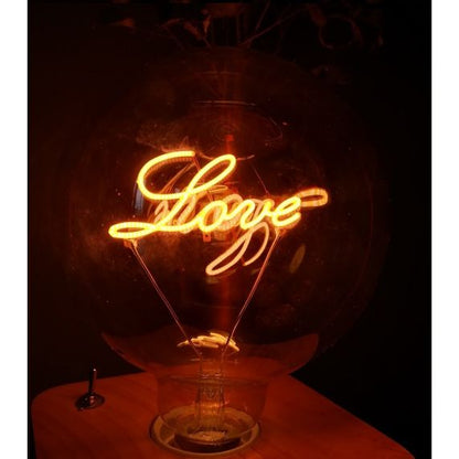 Ampoule LETTRE Love E27 G125 4W 2000K Ambre No Dim