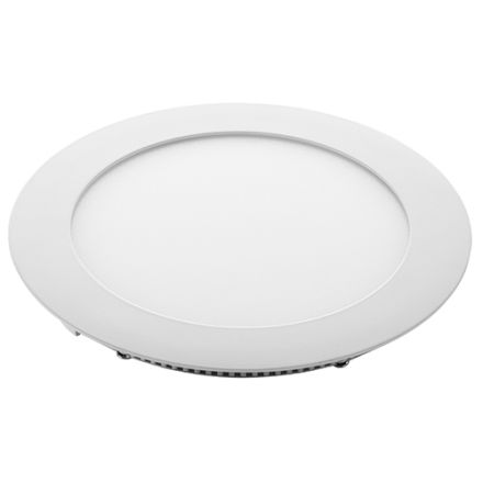 Kili - Luminaire encastré LED Ø180x18 enc.Ø165 12W 3000K 960lm 120° blanc