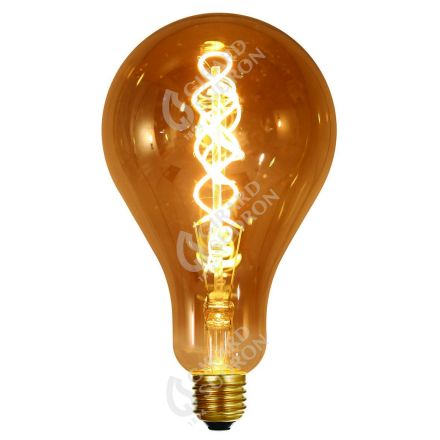 Ampoule Géante Filament LED TWISTED 200mm 4W E27 2000K 160Lm Dim. Smoky